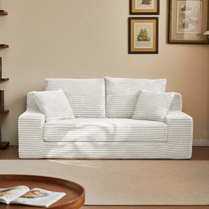 Sofá cama para apartamento estudio, sofá cama convertible 2 en 1 con diseño extraíble y almohadas traseras para mayor comodidad - Product Image 4