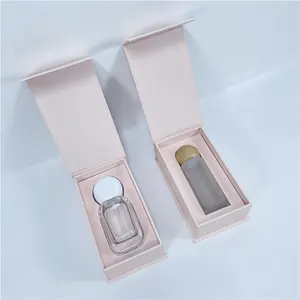 Reciclable de alta calidad personalizado lujoso cuidado de la piel botella única Emballage De Parfum Perfume embalaje papel caja de regalo magnética