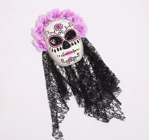 Máscaras <span class=keywords><strong>de</strong></span> Día <span class=keywords><strong>de</strong></span> <span class=keywords><strong>Muertos</strong></span> <span class=keywords><strong>de</strong></span> México para Disfraces, Máscaras <span class=keywords><strong>de</strong></span> Día <span class=keywords><strong>de</strong></span> <span class=keywords><strong>Muertos</strong></span> <span class=keywords><strong>de</strong></span> Plástico Duro para Mujer, Máscara <span class=keywords><strong>de</strong></span> Fantasma <span class=keywords><strong>de</strong></span> México - Product Image 2