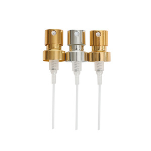 Pompa <span class=keywords><strong>Spray</strong></span> in Alluminio da 15mm Senza Ghiera per Flaconi di Profumo, Finitura Oro e Argento - Product Image 1