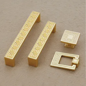 Chinese Style Antique Zinc Alloy Furniture Handle Kitchen Cabinet Drawer Door Pulls Handles