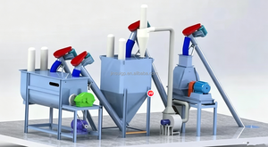 Broyeur d'aliments stable 950 kg, capacité 500 kg/h pour volailles, évite les dommages causés par les vibrations - Product Image 4