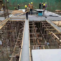 Panneaux de coffrage en plastique creux réutilisables en PP pour la construction de murs, colonnes et dalles en béton