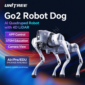 หุ่นยนต์สี่ขา Unitree Go2 <span class=keywords><strong>Pro</strong></span> ประสิทธิภาพสูง: การเคลื่อนไหวแบบอะโครบาติก, คำสั่งด้วยเสียง และการเดินที่มั่นคง สำหรับการศึกษาและห้องปฏิบัติการ - Product Image 1