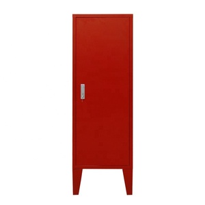 Armoire murale en acier à une porte avec serrure à clé, <span class=keywords><strong>casier</strong></span> H900*W380*D450MM, armoire de rangement en métal avec pieds - Product Image 4
