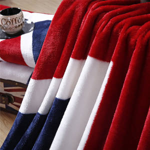 air Conditioning Blanket Foreign Trade Export Flannel British <strong>Union</strong> <strong>Jack</strong> Blanket Gift Group Purchase Blanket Wholesale - Product Image 1