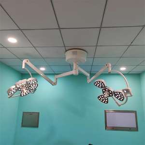 Opération MN-LED5 + 3 menée durable allumant la lumière chirurgicale menée Shadowless de double de têtes d'équipement vétérinaire - Product Image 6