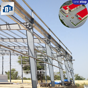 Capacité de production : 10 000 mètres carrés, structure de bâtiment d'entrepôt en acier de type lourd, cadre de bâtiment en métal galvanisé, matériaux - Product Image 5