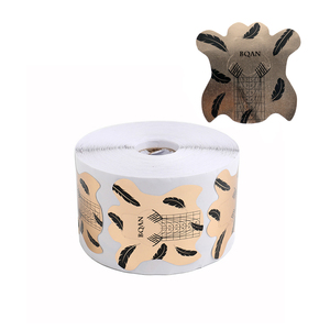 <span class=keywords><strong>BQAN</strong></span>-pegamento fuerte para extensiones de Material de aluminio, adhesivo reutilizable de Pvc de 500g, con forma de uña de oro rosa doble, personalizado, 158 Uds. - Product Image 4