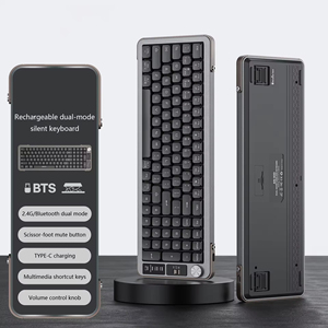 Draadloze Dual Mode Gaming Toetsenbord Met Schaar Voetstructuur Stille Multimedia Knop TYPE-C Oplaad Interface <span class=keywords><strong>Usb</strong></span> Nieuw Product - Product Image 2