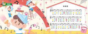 Livre sonore interactif en plastique ABS pour l'apprentissage du piano et des comptines, avec touches à presser pour jouer des chansons classiques pour enfants, lot de 2 livres, design en stock - Product Image 4