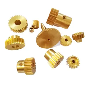 High Precision Metal Copper Brass Helical Steel Mini Gear cnc gear rack and pinion