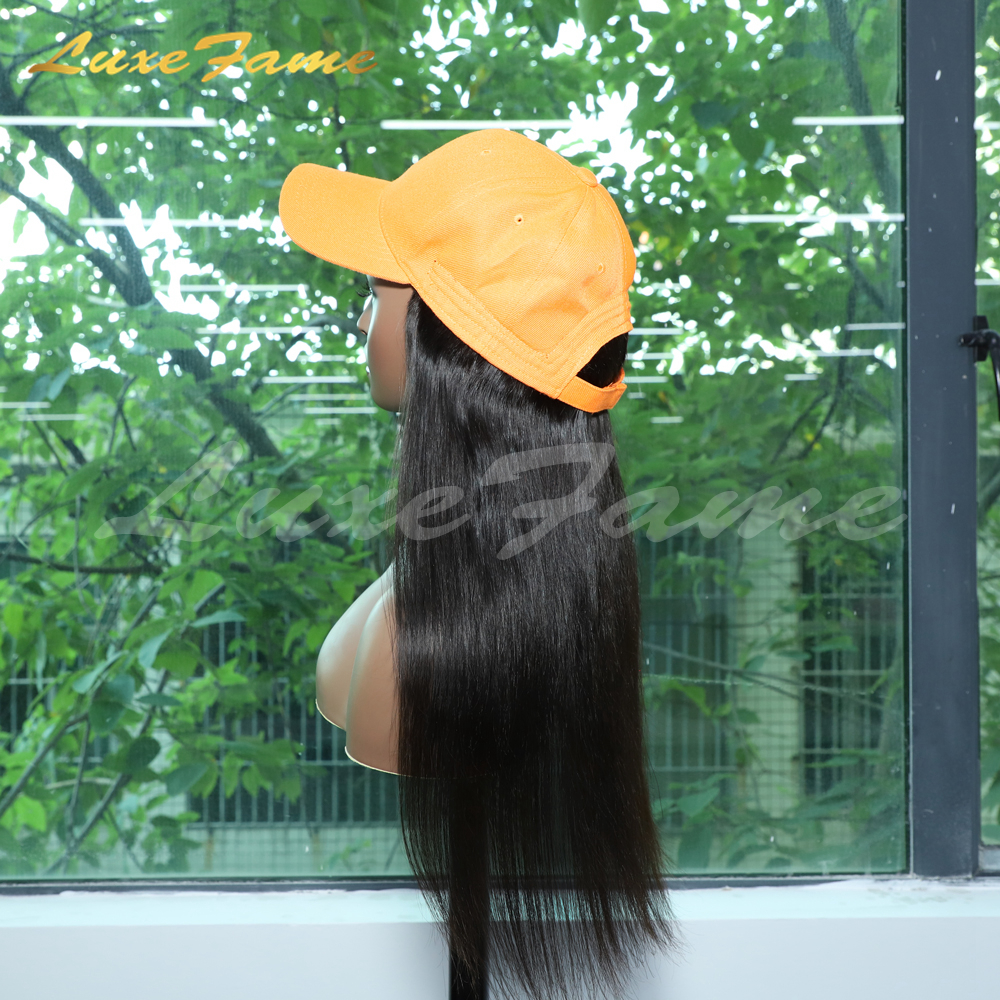 Peluca de sombrero recto