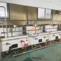 Machine à faire bouillir le lait de soja automatique HJ |   Bouilloire en acier inoxydable pour la préparation du lait de soja |   Équipement de chauffage commercial pour tofu, haute performance PLC