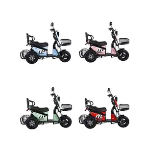 Tricycle Wheel 3 Electric For Car Adult With Back Seat Tricycle-A-Moteur-Occasion High Quality 3.25-16 Rim 4 Van Bike Tricycles