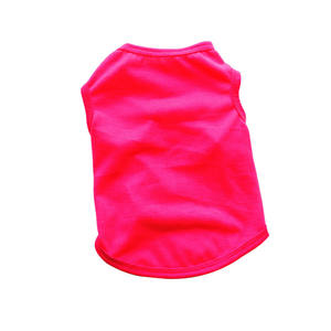 HOMEPLANET ベストセラー 高級 100% ポリエステル 犬用ペット服 夏用 無地シャツ - Product Image 6