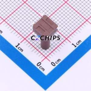 TSW06312-145D332DH Tactile Switch SMD-4P,6.1x6.1mm Switch Single Pole Single Throw Round Button 1.8N 6.1mm - Product Image 2