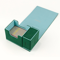 Boîte de rangement de cartes à collectionner de conception originale TCG OCG Boîte de rangement de cartes Boîte en cuir personnalisée pour étui de transport de cartes MTG