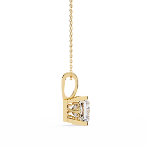 Collier pendentif élégant style diamant pour femme, bijou minimaliste tendance, léger, finition brillante, idéal pour le quotidien, option cadeau - Product Image 6