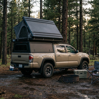 Toldo Retráctil Manual de Aleación de Aluminio con Caja Trasera y Cubierta Rígida para Jeep Gladiator Sport S 2020+ Work Truck