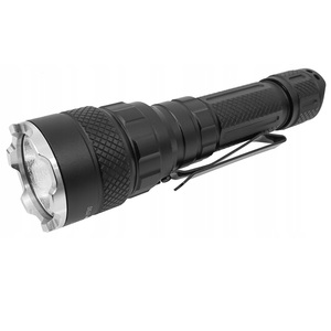 Lampe <span class=keywords><strong>torche</strong></span> LED en aluminium 1500lm, lumière <span class=keywords><strong>rouge</strong></span> et verte commutable, lampe de poche portable - Product Image 1