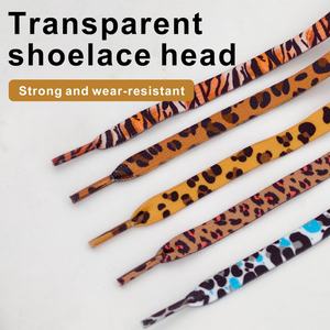 Zapatillas Casuales Personalizadas con Cordones con Estampado de Leopardo, Zapatos de Poliéster Duraderos de Alta Calidad para Uso Diario - Product Image 4