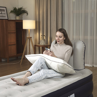 Matelas pneumatique intelligent avec pompe intégrée - Lit gonflable double de luxe pour la maison