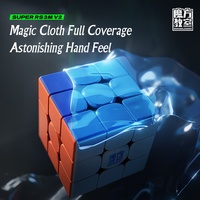 Moyu Upgrade Super RS3M V2 Version Mate avec Revêtement UV, Aimant Maglev, Cube Magique 3x3x3 en Plastique, Jouet de Puzzle Rapide