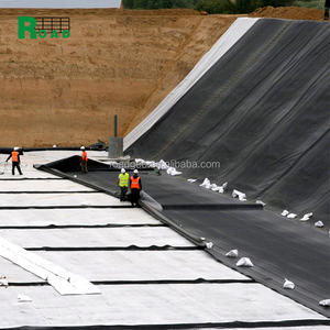Géomembrane en plastique imperméable de haute qualité 1mm 1.5mm 2mm pour bassin à poissons, revêtement de barrage, géomembranes HDPE GM13 1mm 1.5mm 2mm - Product Image 6