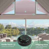 Stores en nid d'abeille irréguliers en tissu de mode luxueux, à batterie intelligente cellulaire, pour l'intérieur