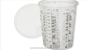 Factory Direct 400ml 700ml 1300ml 2300ml Gobelets de mélange de <span class=keywords><strong>peinture</strong></span> avec couvercles Balances transparentes pour l'entretien des bateaux et l'entretien des voitures - Product Image 5