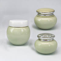 Pot à crème pour le visage, récipient cosmétique rond pour masque facial et huile essentielle, pot vide pour soins de la peau avec couvercle