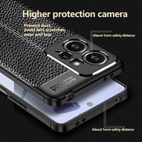 Ultra-mince léger sensation de main Style de luxe d'affaires anti-chute pour Redmi Note12 4G coque de téléphone à Dissipation thermique