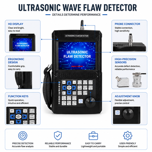 Detector de Fallas Ultrasónico Digital para Pruebas Rápidas de Corrosión y Grietas en Tubos de Calderas, Probador NDT Portátil con Kit de Sonda - Product Image 3
