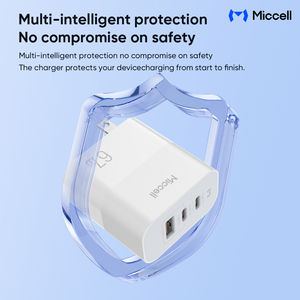 <span class=keywords><strong>Chargeur</strong></span> rapide portable Miccell 67W USB-C PD 3.0 avec protection OVP et certification US pour iPhone, <span class=keywords><strong>Samsung</strong></span> et smartphones - Product Image 5