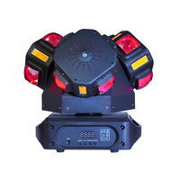 Projecteur laser stroboscopique LED DMX à trois têtes pour piste de danse, 180W RGBW, pour discothèque, avec télécommande, OEM/ODM d'usine