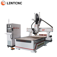 5 axes 4 axes ATC bois routeurs tête pivotante meubles colonne conception faire porte 4x8 5x10 2030 2040 8 outils CNC Machine