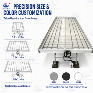 Tavolo per coltivazione idroponica ChenChao Factory Ebb and Flow, resistente, con vassoio in ABS, per serra - Product Image 3