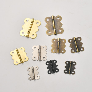 Antique Style Butterfly Hinge Iron Surface Mount Traditional Design For Cabinet Wooden Box 90 180 Degree Hinges - Product Image 4