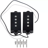 Hot Sale 4 String P Bass Pickup Electric Guitar P Bass Pickup with Ceramic Magnet Black