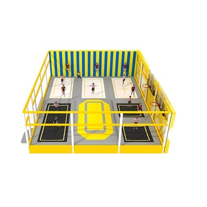 Parque de Trampolines Rectangular Comercial Profesional para Interiores, en Venta, 2019 - Product Image 3