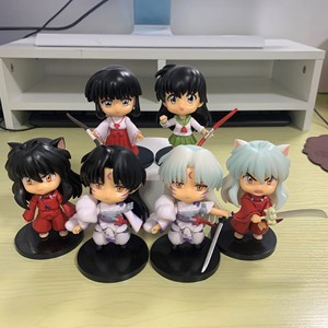 Figurines d'action <span class=keywords><strong>Inuyasha</strong></span> Higurashi Kagome Sesshoumaru <span class=keywords><strong>Kikyo</strong></span>, 6 pièces/ensemble, jouets de collection, modèle poupée en vinyle cadeau - Product Image 1