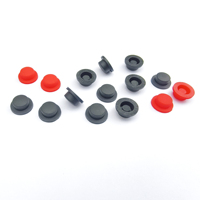 Vente en gros usine : Clé en silicone, Bouton d'alimentation, Capuchon de bouton tactile, Housse de protection en silicone ronde monocouche pour clé