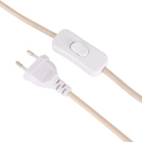 Lampe de table en corde tressée couleur sable avec support métallique, lampe de chevet décorative pour la vente en gros aux magasins de meubles