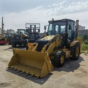 Satılık kullanılan tekerlek kazıcı yükleyici kullanılan mühendislik inşaat makineleri JCB 3CX İngiltere'de yapılan