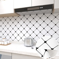 Papier peint 3d auto-adhésif en mosaïque, décor autocollant de cuisine, brique blanche, écorce et bâton