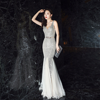 16538 # Nouvelle robe de soirée magique, robe de soirée luxueuse pour femmes, robe de bal à paillettes longue