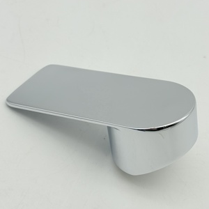 Poignée <span class=keywords><strong>de</strong></span> robinet élégamment façonnée, galvanisée et chromée, adaptée aux mélangeurs <span class=keywords><strong>de</strong></span> robinet <span class=keywords><strong>de</strong></span> bidet à poignée unique. - Product Image 1