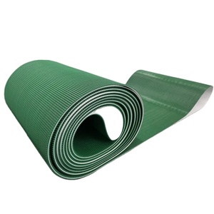 5mm Hochreibungsgras-Muster Rutschfester PVC 2-Schicht Förderband für Lebensmittelgeschäfte und Einzelhandel mit 1 Jahr Garantie - Product Image 1