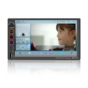 Autoradio universel à écran tactile de 7 pouces avec navigateur GPS intégré <span class=keywords><strong>DAB</strong></span> + Android Auto Apple CarPlay Caméra de recul - Product Image 1